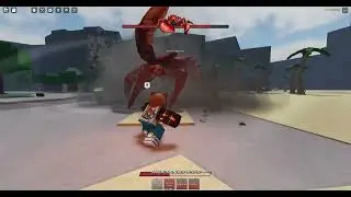 Roblox The Strongest Battle Ground (Crab BOSS and Move set Showcase)