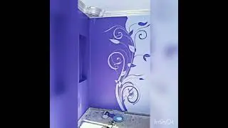 Wall Spray painting Designs #shorts #ytshorts