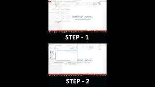 MS PowerPoint Tamil | Slides From Outline