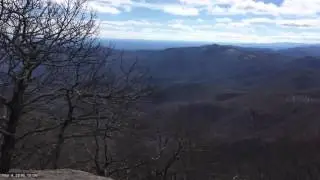 3-4-16  Reached top of Blood Mtn, GA. Sharing y view.