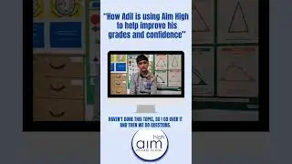 How Adil is using Aim High to help improve his grades and confidence.
