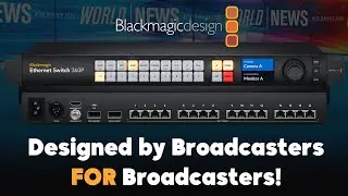 Introducing the NEW Blackmagic Ethernet Switch 360P!