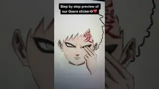Make a Gaara Motion Sticker! #gaara #jinchuriki #narutoshippuden #naruto  #weeb #anime
