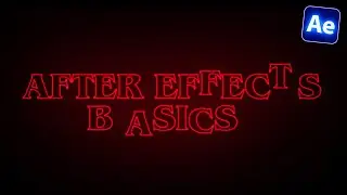 How To Make STRANGER THINGS Title Animation (After Effects Tutorial)