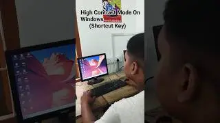 How To Enable High Contrast Feature With Keyboard Shortcuts Windows