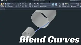 Blend Curve - New Sketch Feature | AutoCAD