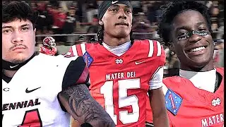 ️‍🔥️‍🔥 No. 1 Mater Dei Football v Power House Corona Centennial #8 in Cali. CRAZY Highlight Mix