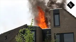 Uitslaande woningbrand Linthorst Homanlaan Oosterhout