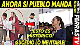SE ACABO SUCEDIO LO INEVITABLE AHORA SI EL PUEBLO MANDA! ESTO ES HISTORICO