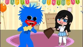 Huggy wuggy's birthday ||  Kissy missy || PlayerPoppy || Poppy playtime || I'm happy and...