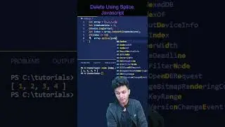 Splice function delete item from array in JavaScript 🔥  | JavaScript interview question | js 