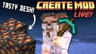 We're Mining the MOON - Create Mekanized Live!