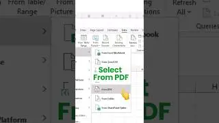 Easily import data from PDF to Excel using this shortcut🚀 