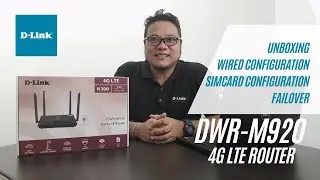D-Link DWR M920 4G LTE Router Unboxing, Configuration and Failover