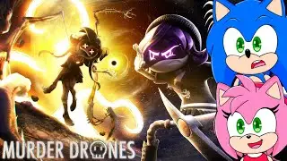 Sonic and Amy watch MURDER DRONES - Episode 8 Absolute End