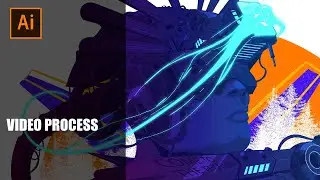 Created Cyberpunk Illustration | Adobe Illustrator | Vector