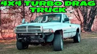 Dodge Ram 1500 TURBO 4x4 DRAG TRUCK gets new drag radials. Whitie Build ep.10