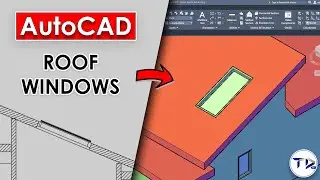 SKYLIGHT ROOF WINDOWS in AutoCAD Architecture 2024