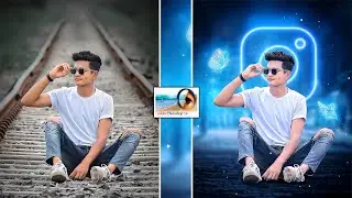 New Glowing Blue Butterfly & Instagram Photo Editing in Photoshop 7.0 - Photoshop Tutorial