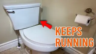 Stop Toilet From Running Water – EASY FIX