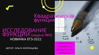 Исследование кусочка параболы.