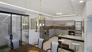 Leaving the kitchen table. Sketchupb2021 & Twinmotion 2023.1 Preview 1.