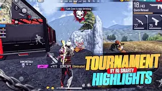 Freefire Tournament highlights💥Rg smarty 😼🔥