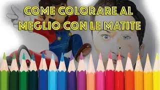Come COLORARE con le matite - TUTORIAL || Gre95ta