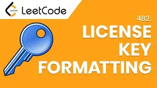 Capital One Mülakat Sorusu - 482. License Key Formatting