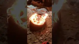 Дедовский способ монтажа колеса взрывом