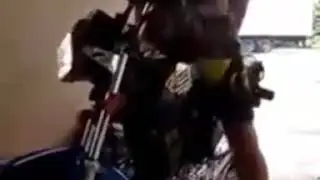 titan 125 com motor de 150 cortando giro