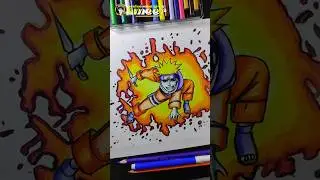 💥🤯 Naruto anime drawing ♥️ #ameerartist #trending #shorts