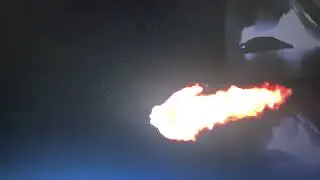 Foguete da spacex coloca drone no espaço