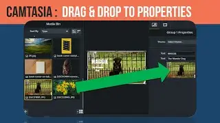 Drag and Drop to Properties