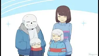 Озвучка комиксов UnderTale! ДОЧЬ САНСА И ФРИСК! ФРАНС!