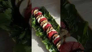 Закуска из баклажанов, помидоров и моцареллы♥️ #закуска #рецепты #рек #рекомендации