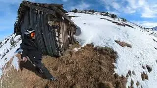 Fisherman hut on Top of the Mountain