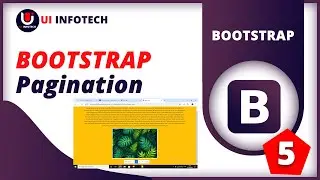 How to create a static pagination in browser using Bootstrap 5  | Bootstrap5 Crash Course