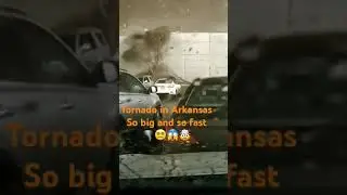 Big Tornado in Arkansas and so fast   #news #live #life #water #usa usa