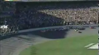 2002 Daytona 500, restart crash and Jeff Gordon's spin