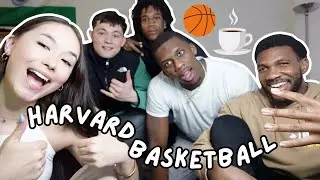 spilling the tea with Harvard basketball players🍵