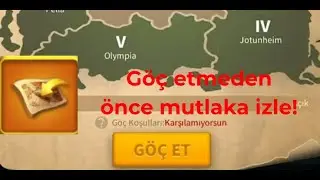 Rise of Kingdoms Göç etmeden önce kesinlikle izlemen gereken video!
