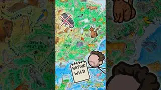 This map shows the worlds Animals! 