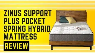 ZINUS 10 Inch Support Plus Pocket Spring Hybrid Mattress Review (Pros & Cons Explained)