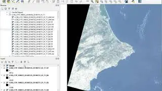 QGIS loading LANDSAT