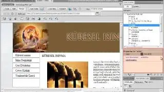 Çizgi TAGEM - Dreamweaver CS5 - CSS ile Çalışma_4-CSS Stil Paneli