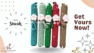 Tempat Siwak Rajut || Holder Siwak Crochet