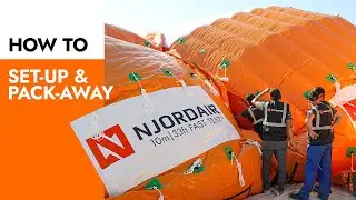Inflatable Shelter Tent Set Up & Pack Away - Njordair Fast Tent
