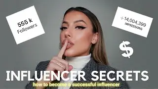SECRETS TO BECOMING A SUCCESSFUL & RICH INFLUENCER IN 2021! THINGS BLOGGERS DON'T TELL YOU!!