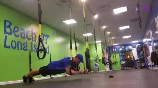 TRX Plank (elbows in foot cradles)